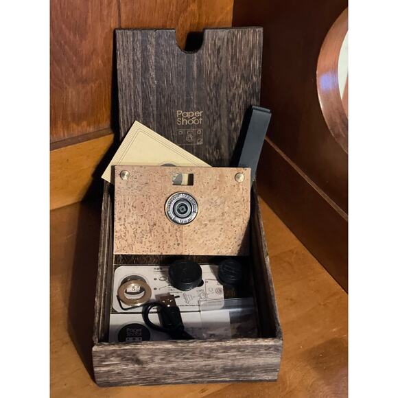 Paper Shoot Camera-camera set-cork plain - Picture 3 of 5